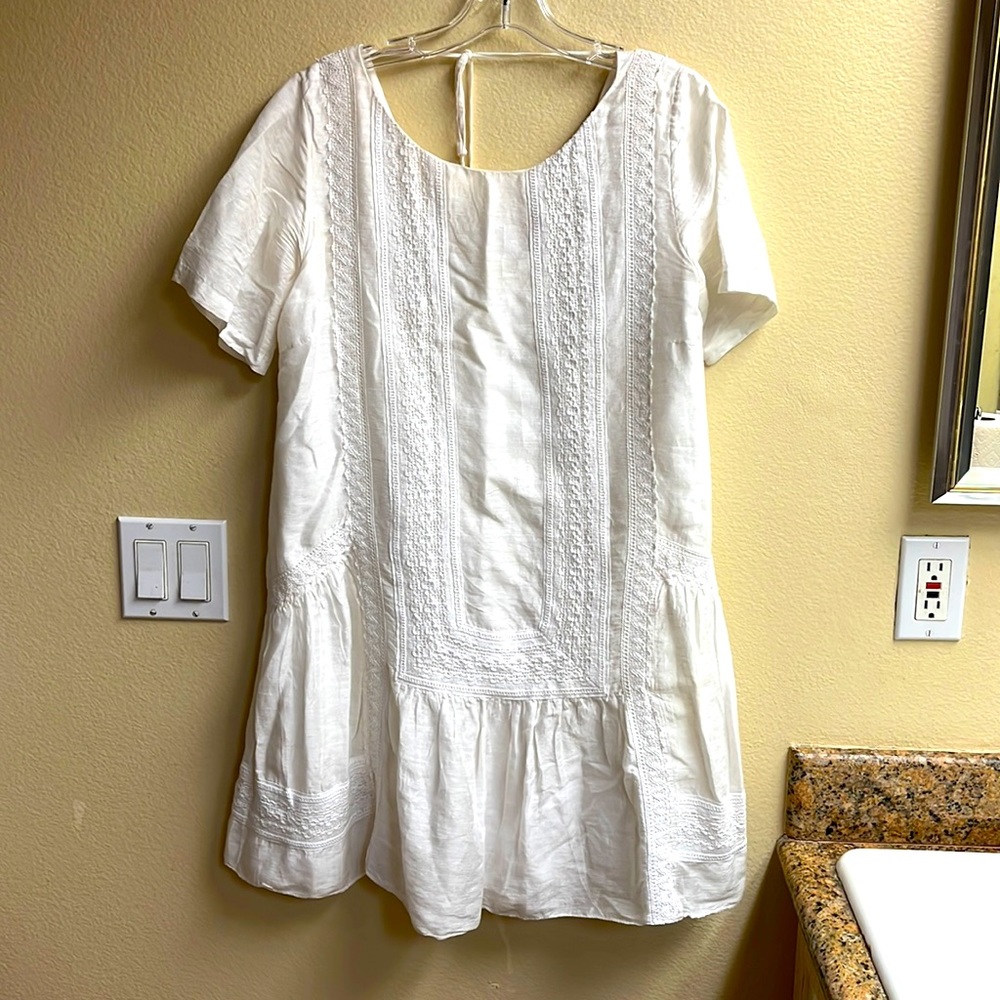 Megan Park Adeline Ruffle Dress, dry cleaned